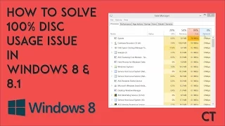 How To Solve 100 Disc Usage Issue In Windows 8 8 1